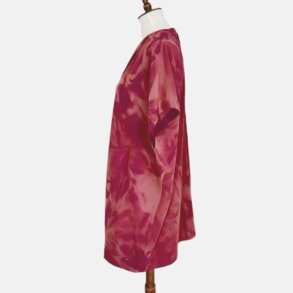 Diane Von Furstenberg Fuchsia Tie Dye Dress Size S - Picture 7 of 13